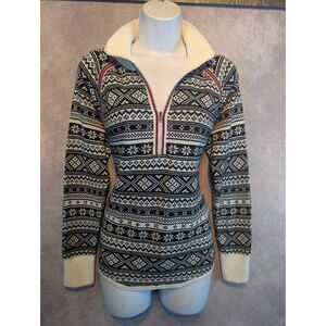 Eddie Bauer collared mock turtleneck sweater medium